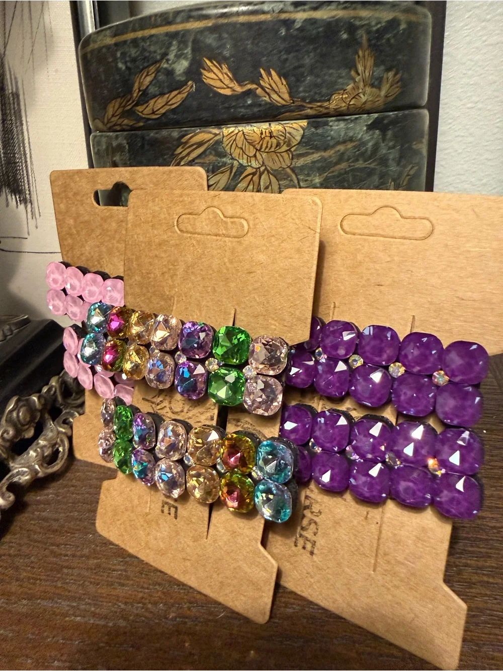 BLING  2 Crystal K9 hair clips - choose color 🩷